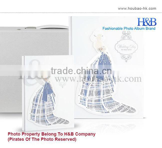 H&B new style acrylic cover photo album with sex girl