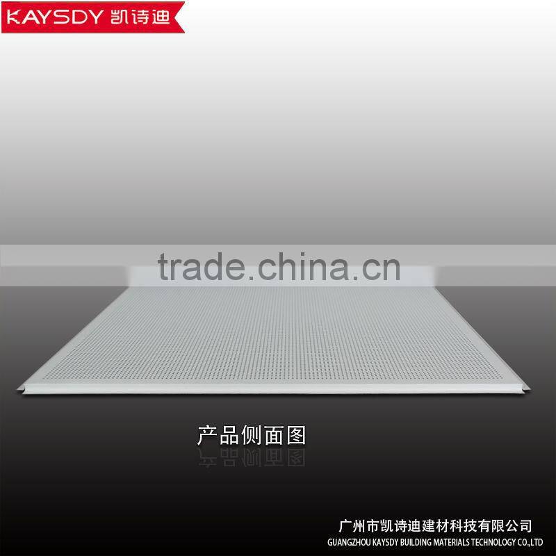 fashionable lay-in square aluminium suspended ceiling