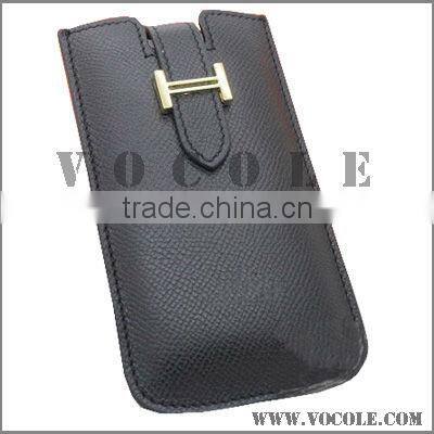 various color genuine leather leather cell phone case
