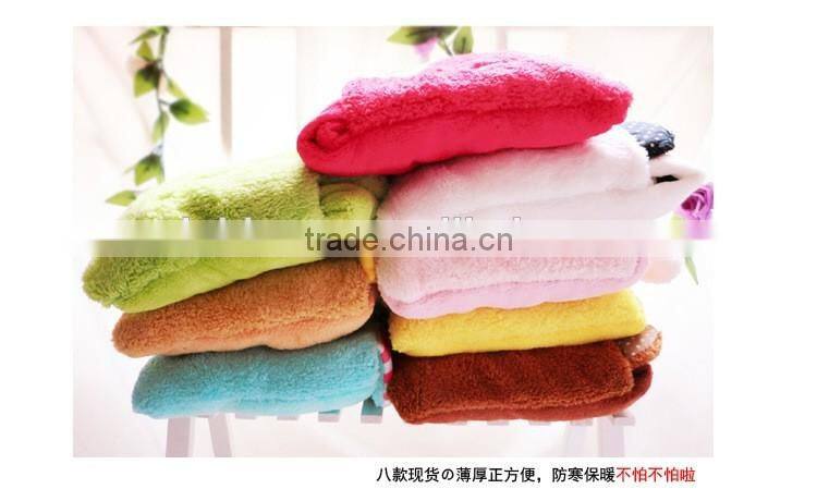 hooded cape style cartoon animal green frog model coral fleece office folding cushion blanket