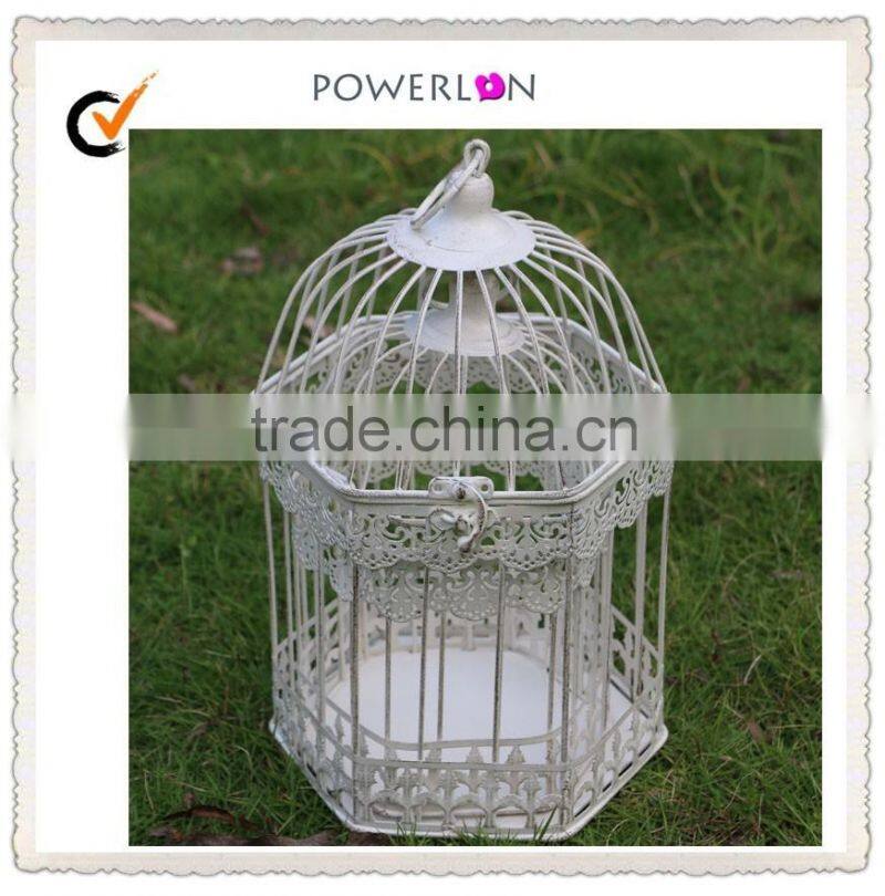 Handmade Elegant Round Wire Mesh Bird Cage