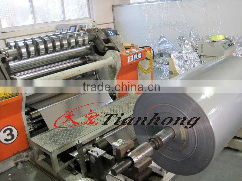 Colored aluminum mylar film laminated for coaxial cable shield