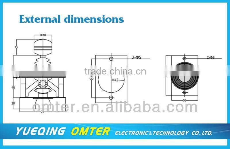 OM6600-SCO-MS22-BG-L-N IP 65 system industrial joystick for Mining machinery