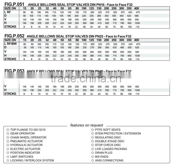 High Performance Angle Globe Valve