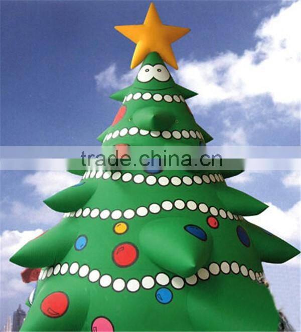 Christmas decoration tree,giant inflatable tree for yard,standing tree model for garden advertising