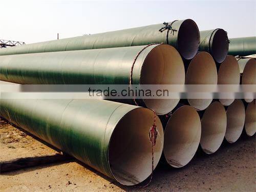 Big diameter ssaw spiral 2pe anticorrosion steel pipe
