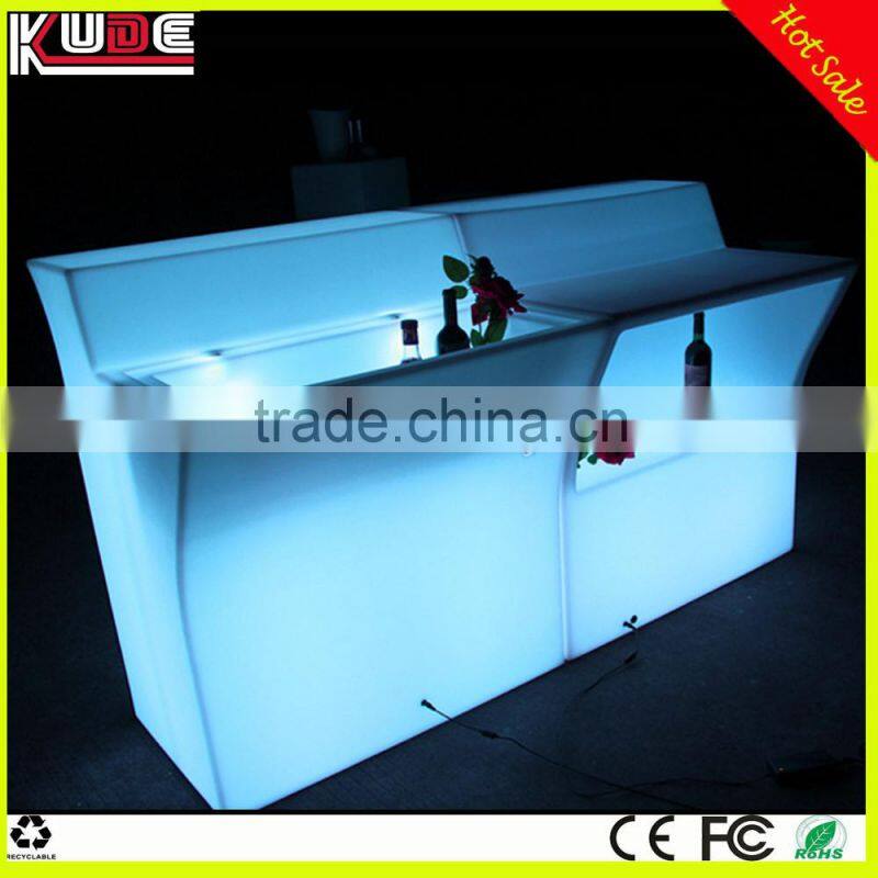 restaurant bar counter/mobile bar counter with LED light remote control