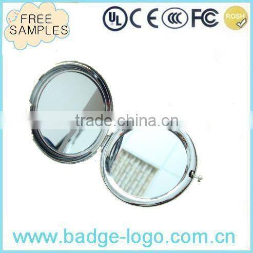 promotional gifts diamond-encrusted metal vanity table with lighted mirror