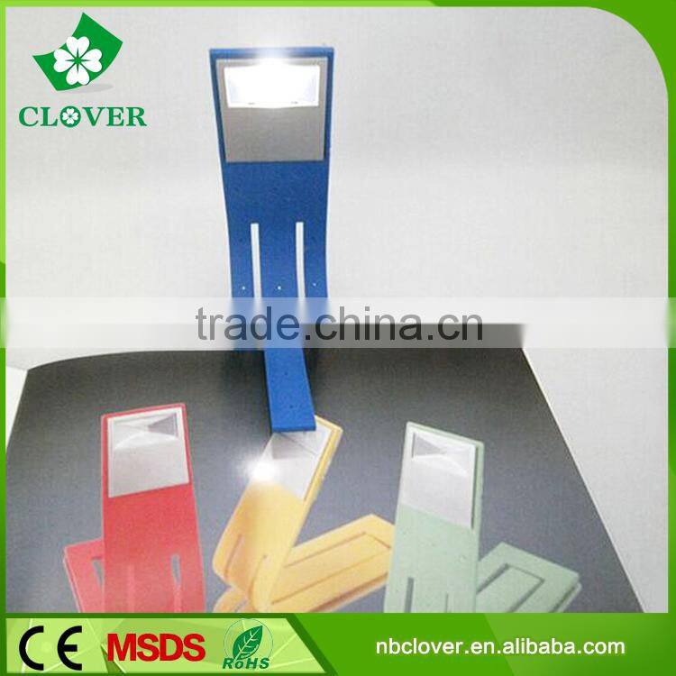 Flexible bedside book reading light 1 led clip light for reading