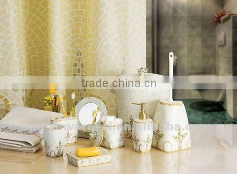 Resin Bathroom Tooth Utensil Set