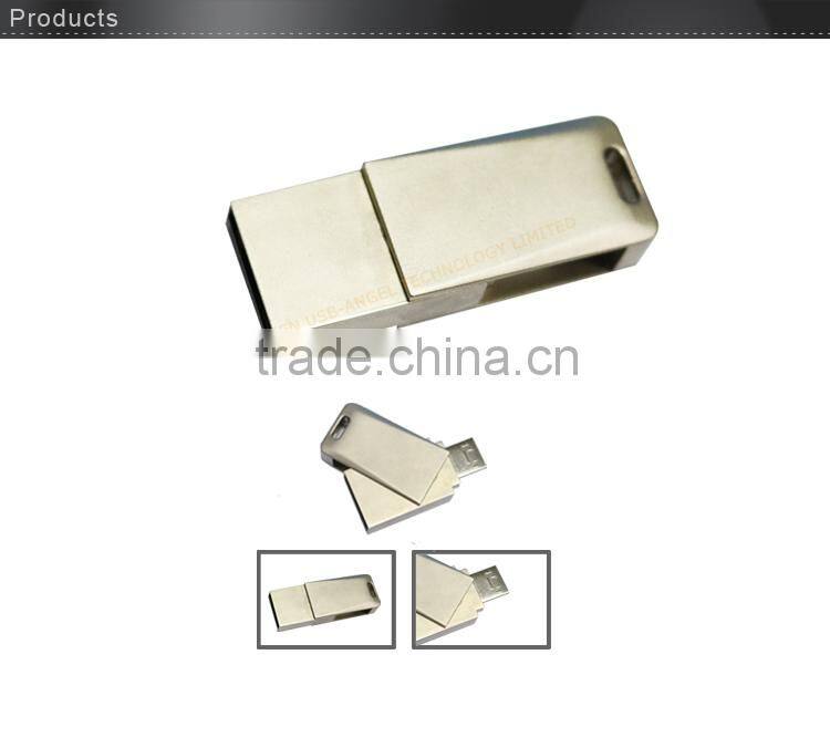 OTG 2.0 usb flash drives,Swivel High Speed Flash Drive 32G USB OTG Memory Sticks