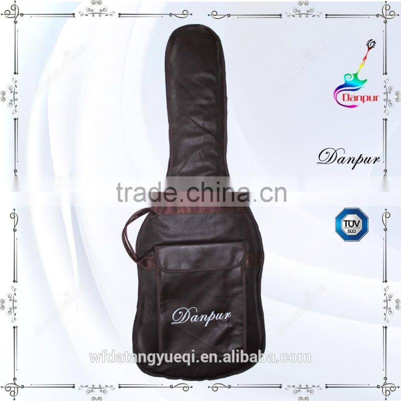 Custom designer leather guitar gig musical instrument bag