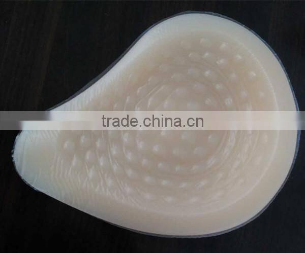 KVS light silicone fake breast form for mastectomy breast cancer woman backside massage effect design false artificial boobs