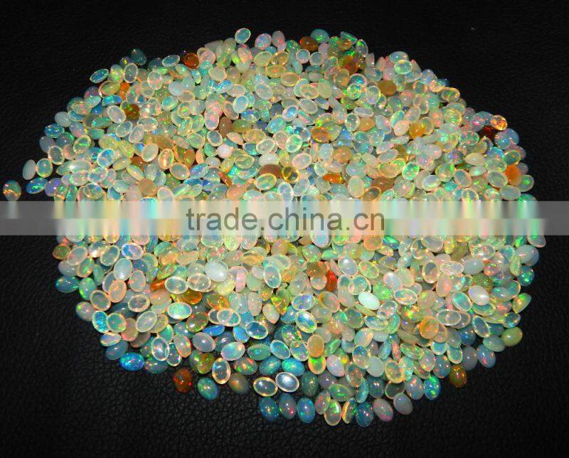 Natural ethiopian Opal Elotrinic Fire opal 5x7 MM Oval