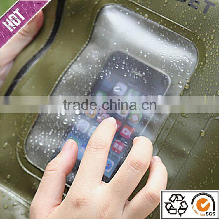 2015 New product high quality waterproof dry bags with strap for outdoor camping hiking