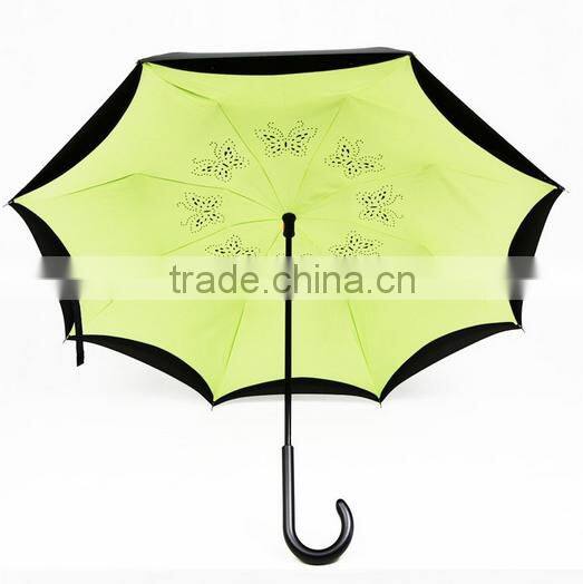 23 inch upside down umbrella with full color printing