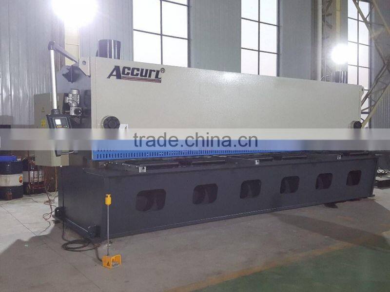 16X4000mm Hydraulic Guillotine Shearing Machine with South Korea Kacon pedal switch