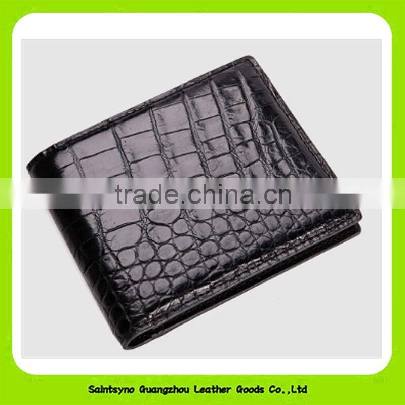 16024 Best Promtion Gift Set Full Grain Leather Wallet Belt Strap For Business Men