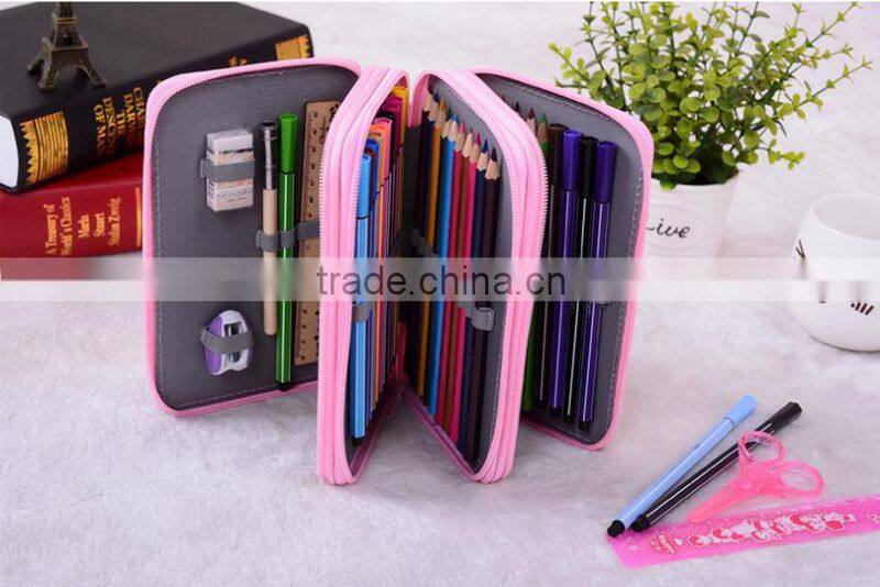 Portable multifunctional plastic pen display case