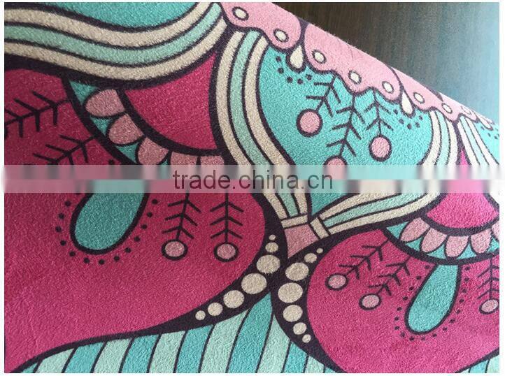 Wholesale Custom Printed Portable Thin Rubber Round Mat