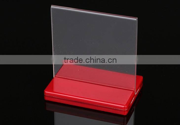 China wholesale custom size eco-friendly acrylic menu holder