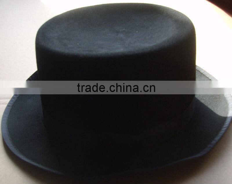 Best sell jewish men's hats, top hats, wool felt hats