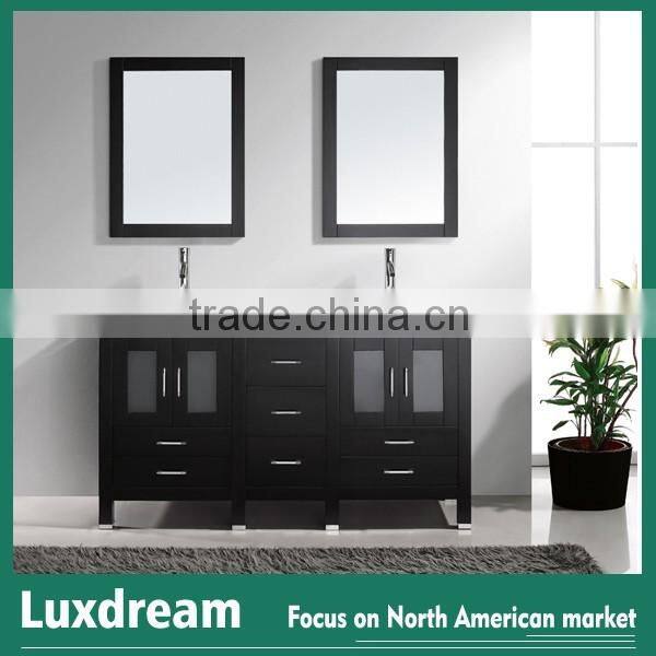 72" glass wash basin espresso bathroom vanity cabinets