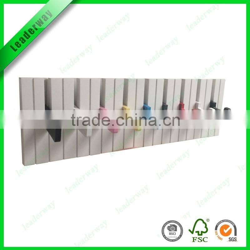 High quality antique wood wall plate rack wall mounted coat rack