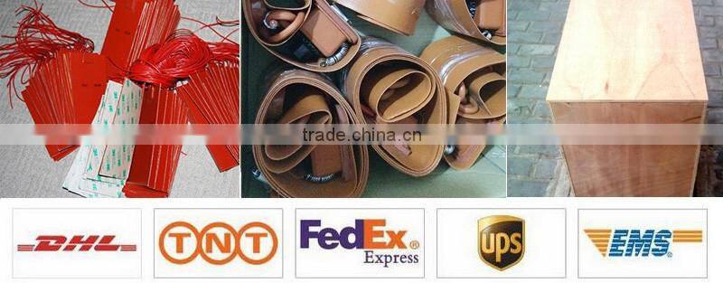 Silicone rubber heating pad for tyre heating duopu