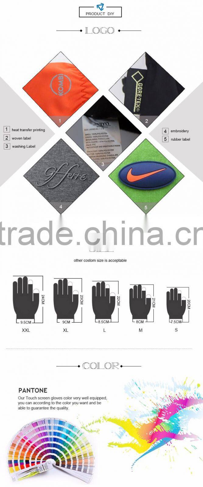 Portable Soft Warm Touch Screen Womens Girls Winter Warm Gloves