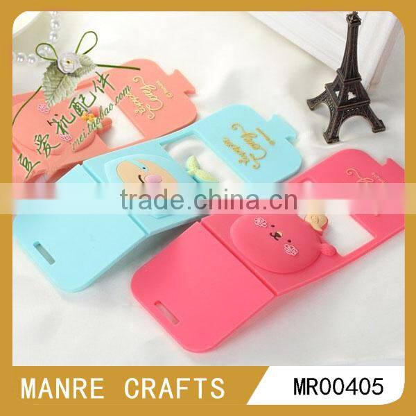 Factory wholesale cartoon cute teddy bear shape mobile phone holder