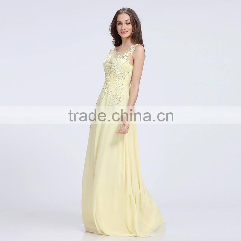 2016 Hot sale sleeveless long evening dress,special women's evening dress