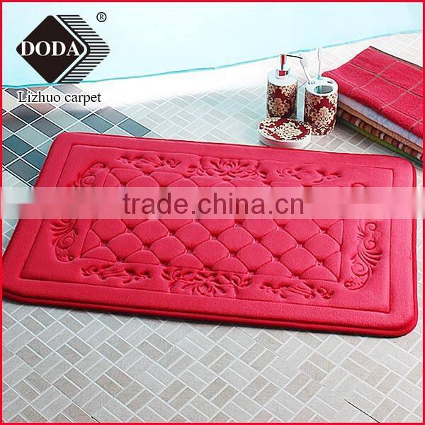 2016new arrival memory foam carpet soft carpet bathmat 3pcs carpet door rugs