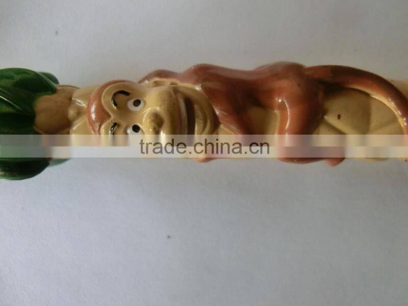 3D OEM monkey model kids toothbrush with FDA