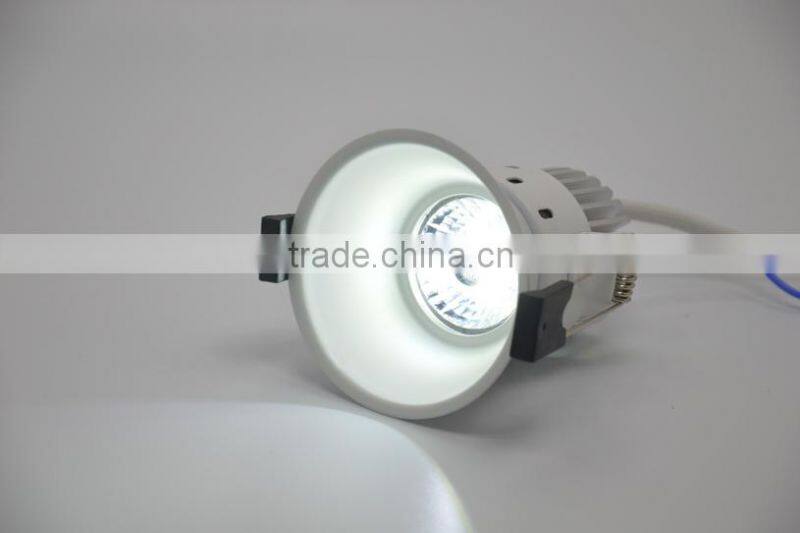 Pure Aluminum Body Matt White Surface COB Led Downlight TEC002ND6WC