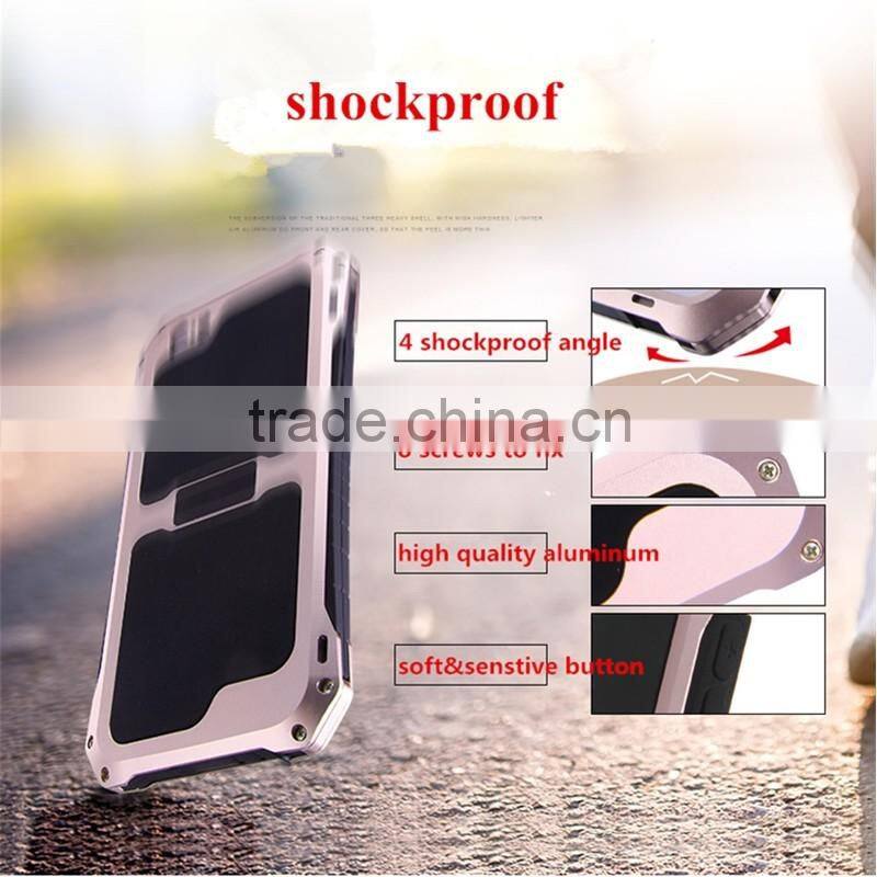 Luxury aluminum metal frame rubber silicone bumper hard case cover for Xiaomi mi4i for Samsung galaxy mega 6.3 for Sony