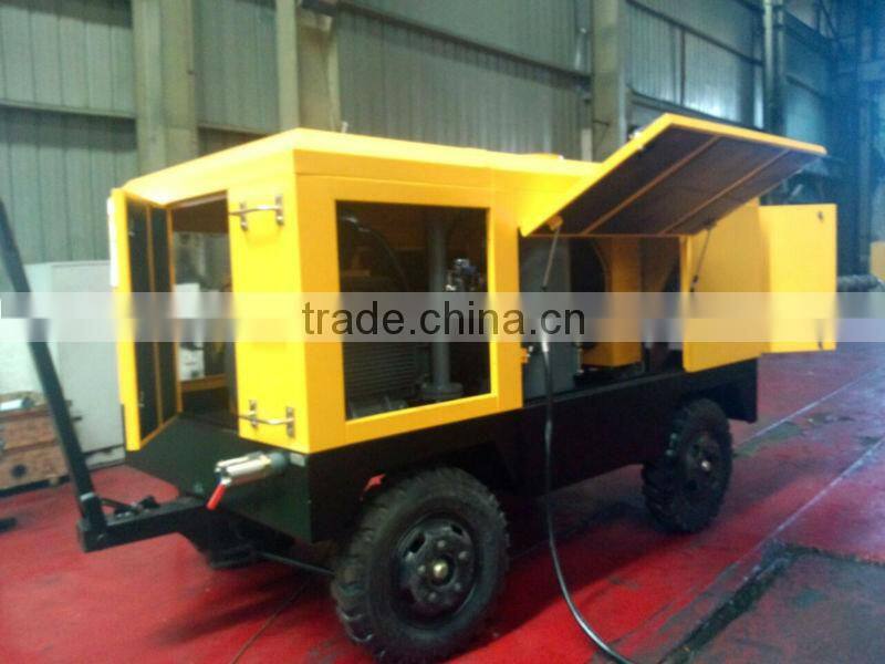 Kaishan brand145psi electric portable air compressor for road