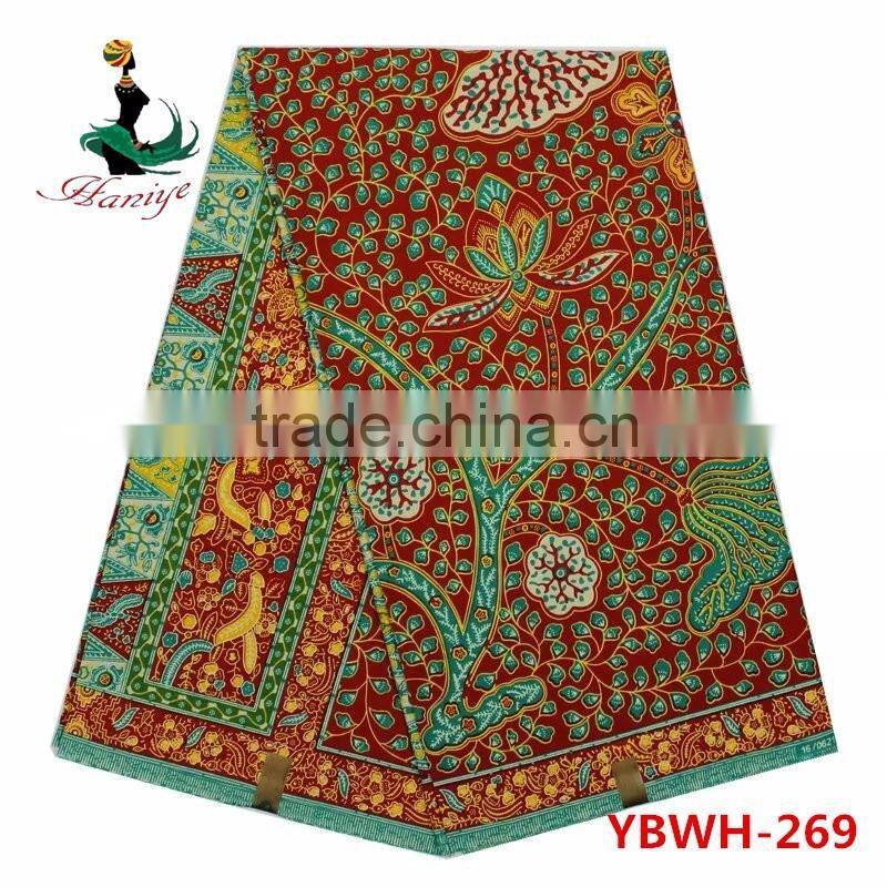 YBWH-272 Cotton holland style Wax Prints Fabric,african wax print fabric