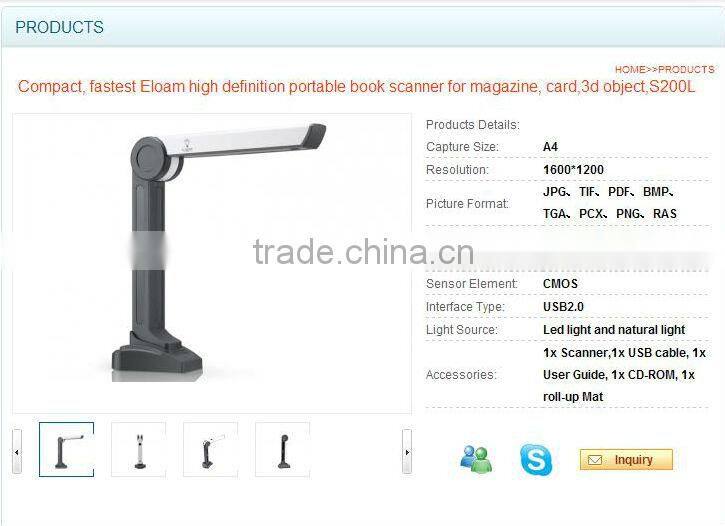 New inventions traning equipment high quality portable mini scanner