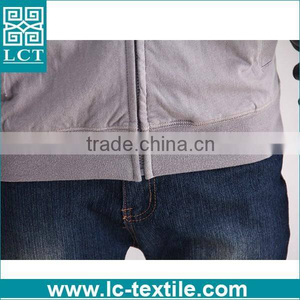 2016 no minimum promotional customized zip up cotton Hoodies LCTH-001