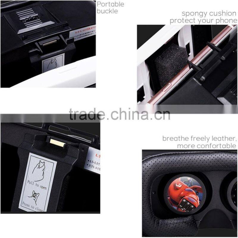 Hot sale Virtual Reality 3D Video Glasses Head Mount 3D VR Goggles VR Park for samrtphones