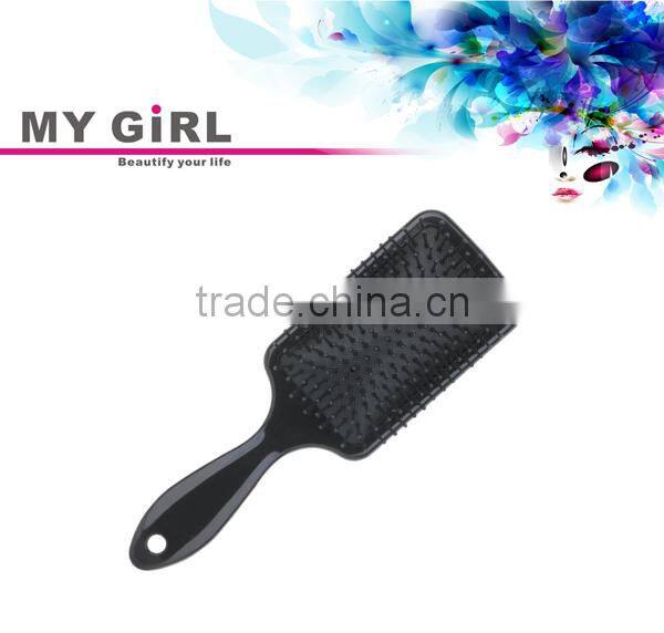 MY GIRL popular comb hair brush big soft rubber cushion professional paddle hair brush