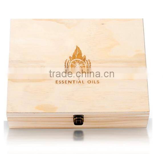 china factory BSCI large 68 wooden Doterra 5ml 10ml 15ml Essential Oil perfume bottle Storage case gift box
