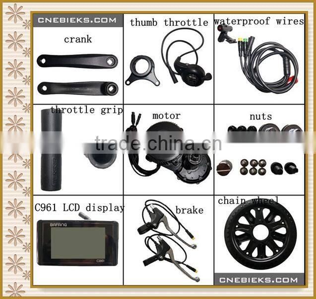 Bafang BBS03/Bbshd 48V1000W E Bike Kit with C965 displayer
