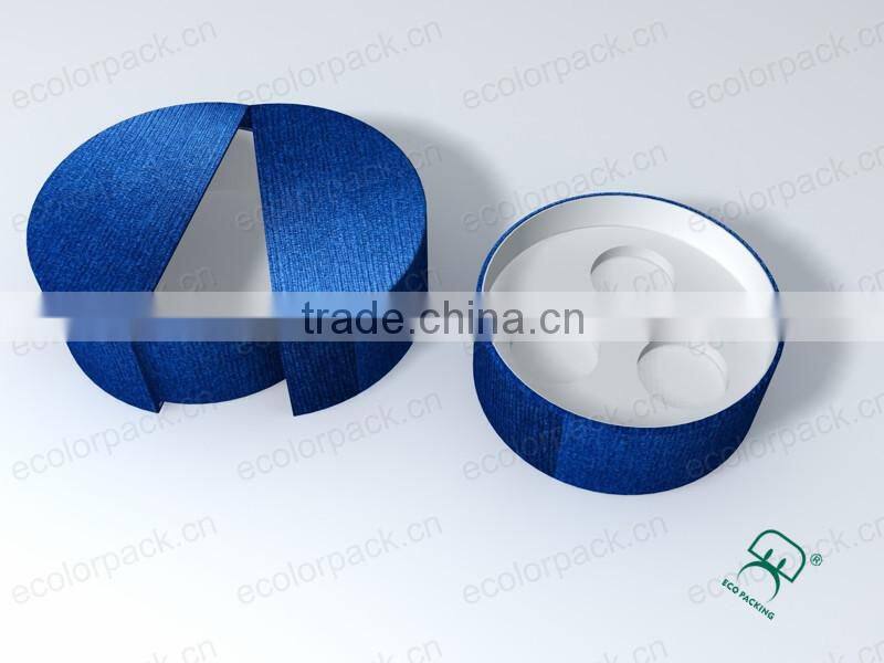 Cheap price cardboard coin display box,medal paper box with ribbon