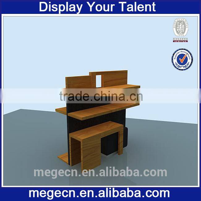 High quality wooden round bar shoes display rack