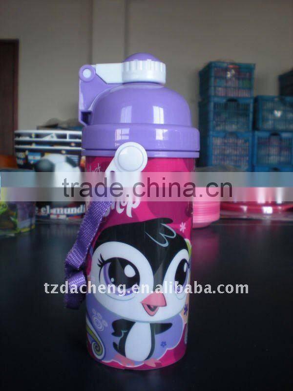 children drinking water bottle
