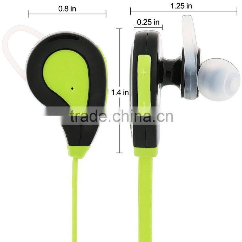 RQ7 Wireless Bluetooth V4.0 Stereo Bass Headphones Headset Sport Running Earphone with Microphone for iphone samsung