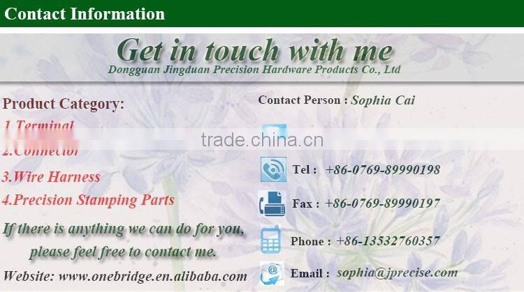 DJ623B-E6.3B C5210 with tin plated wire engine harness terminal