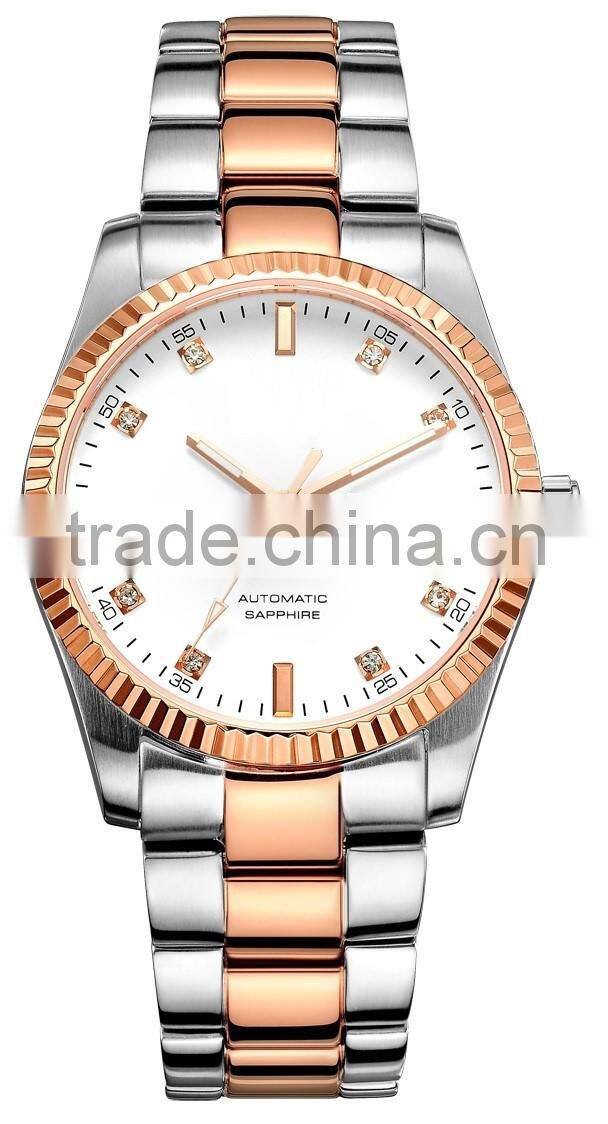 luxury watch ladies automatic quartz watch japan movt stainless steel case back water proof watch